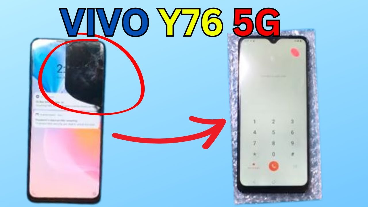 HOW TO REPLACE LCD OF VIVO Y76 5G