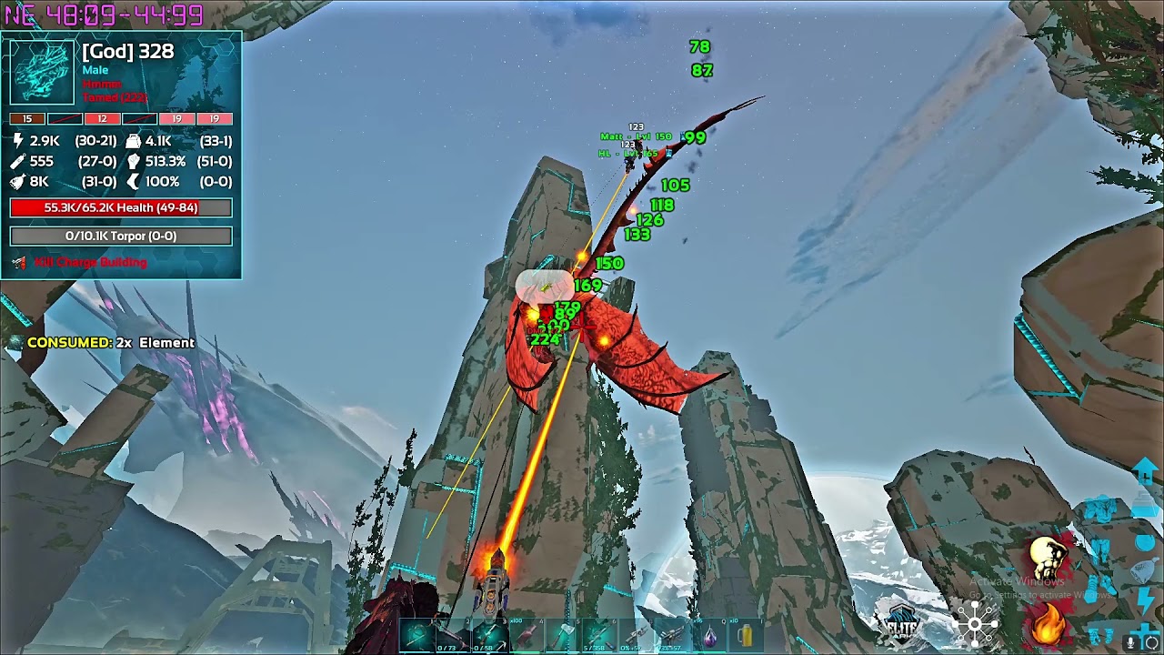 Elite Ark S10 PvP: Tek pistols...