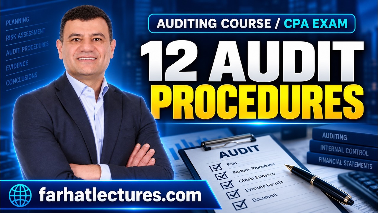 The 12 Audit Procedures - CPA Exam | Auditing Course