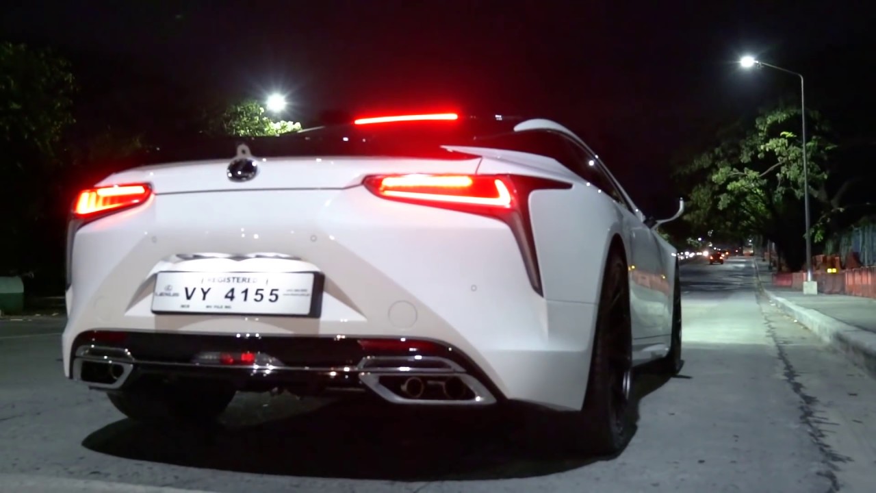 Rare Lexus LC 500 In Philippine w/ ARMYTRIX Valvetronic Exhaust, Loud Revs And Accelerations!