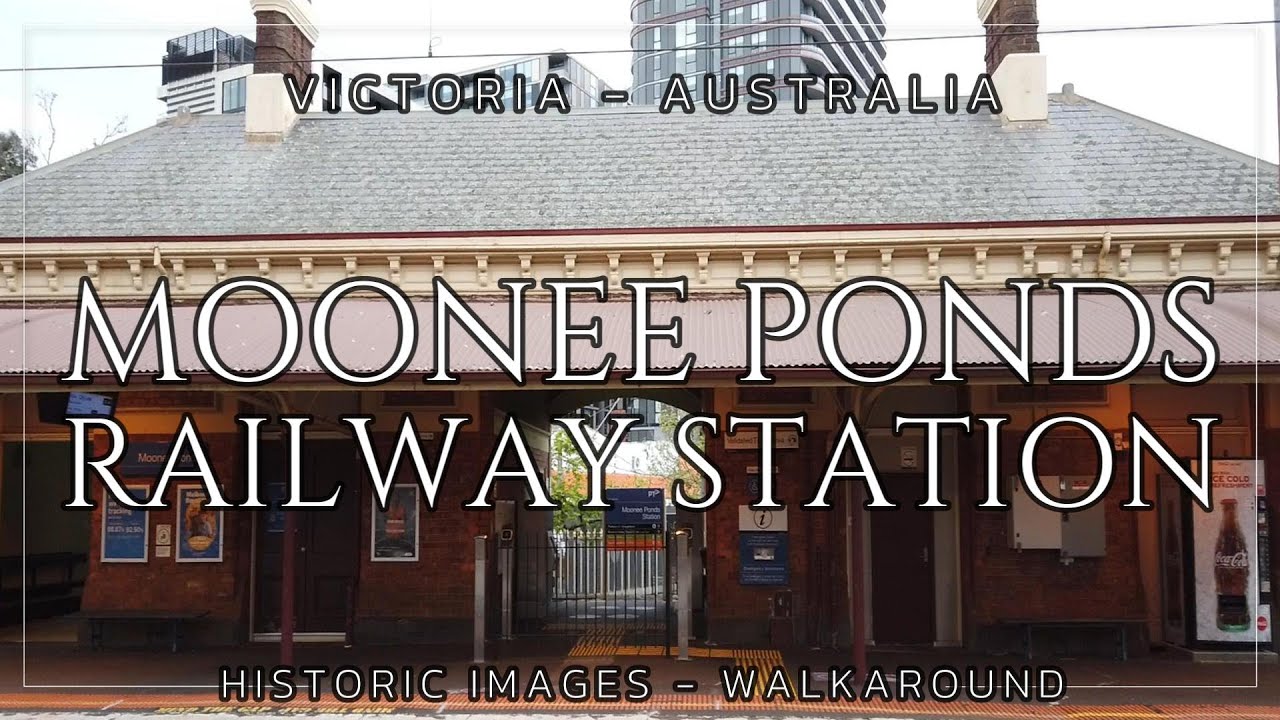 Historic images - Walkaround : Moonee Ponds Railway Station Victoria Australia