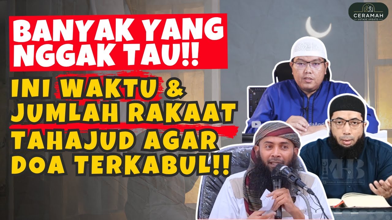 Kajian Islam Terbaru - Bolehkah Sholat Tahajud 2 Rakaat 1 Witir? Cari Tahu Jawabannya!