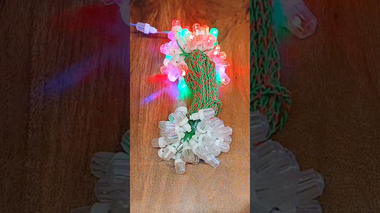 Indian LED series lights easy repair ✨👍#decoration #ledlights #diy