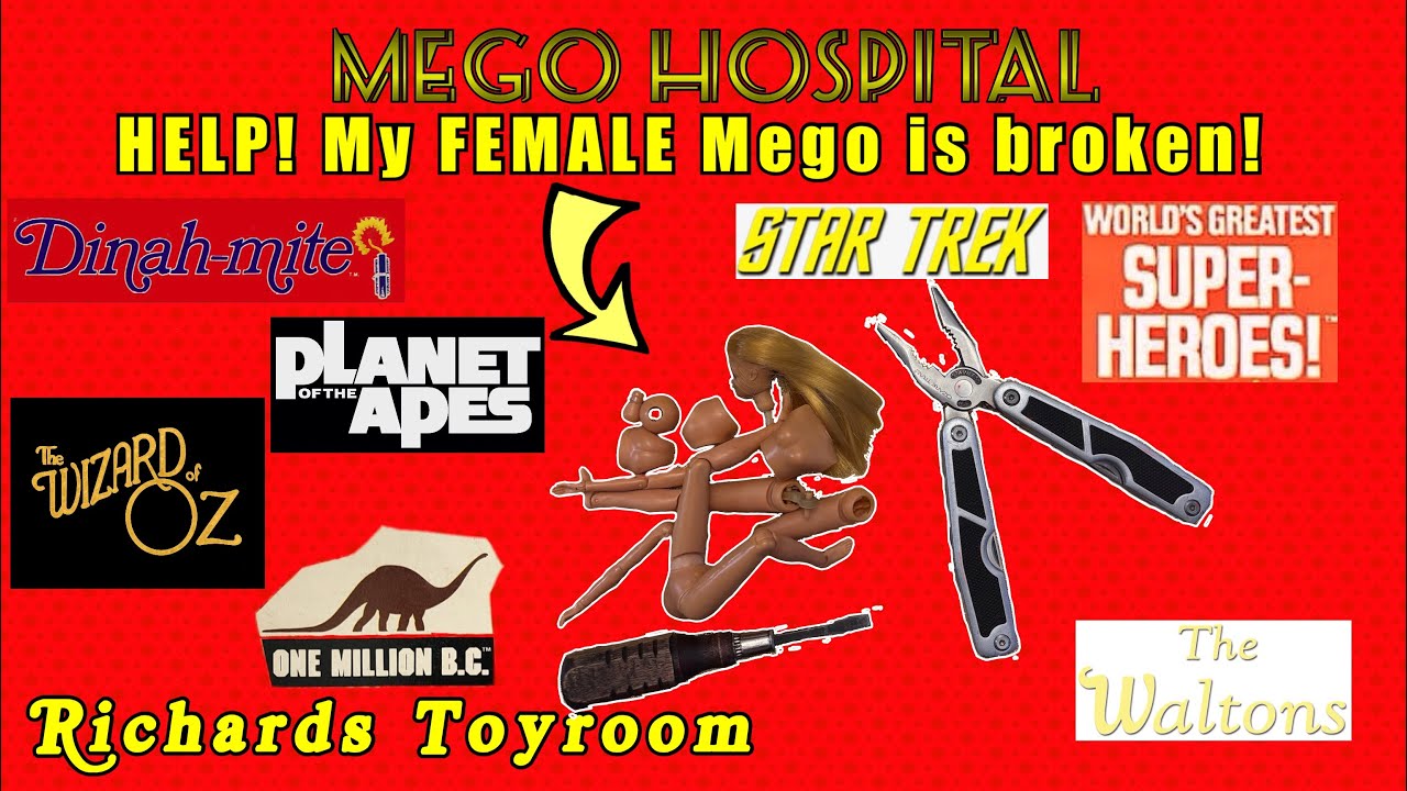 MEGO HOSPITAL: Ремонт винтажных женских тел Mego.