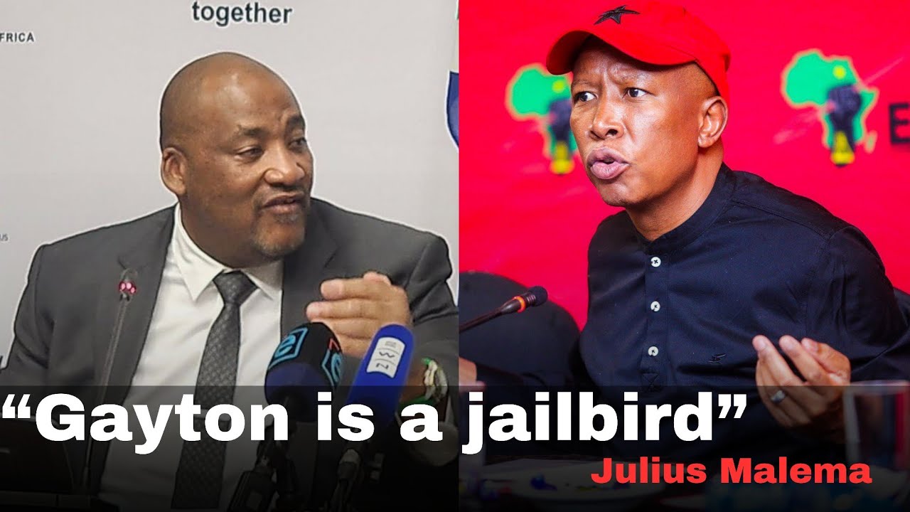 Minister Gayton McKenzie responds to EFF President Julius Malema calling him a 'bantiti' Jailbird