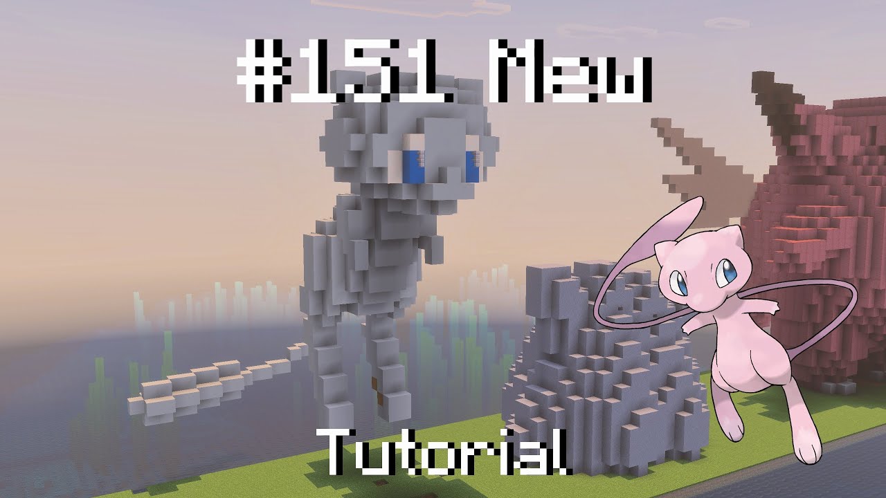 НОВОЕ Как построить Покемона Мью в Minecraft (Руководство)