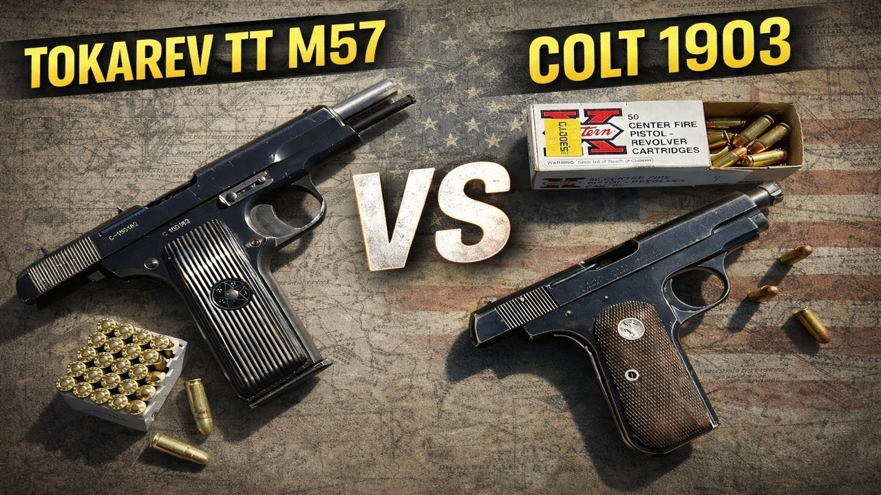 Tokarev TT M57 vs. Colt 1903: Which Is the Best Pistol?