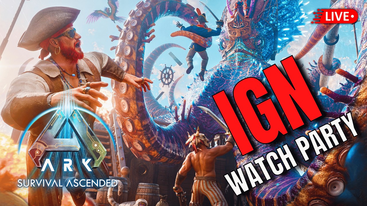 ARK Genesis News?! IGN Watch Party! | Ark Survival Ascended