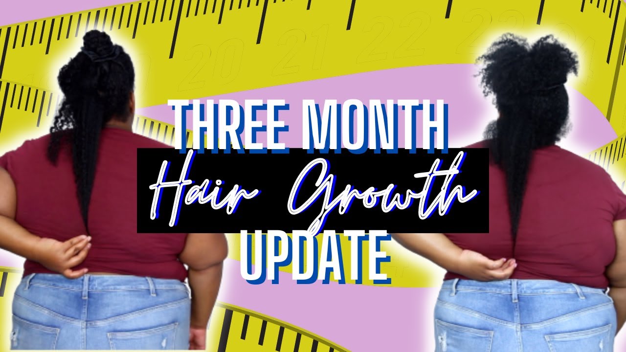 THREE MONTH HAIR GROWTH + SETBACK UPDATE | Growing Type 4 Natural Hair to Booty Crack Length