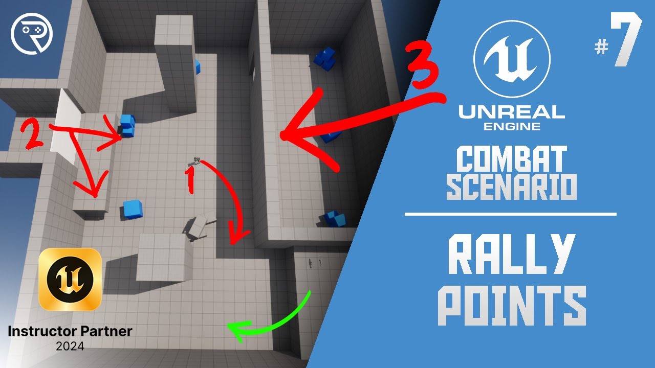 Unreal Engine 5 Tutorial -  Combat Scenario Part 7: Rally Points