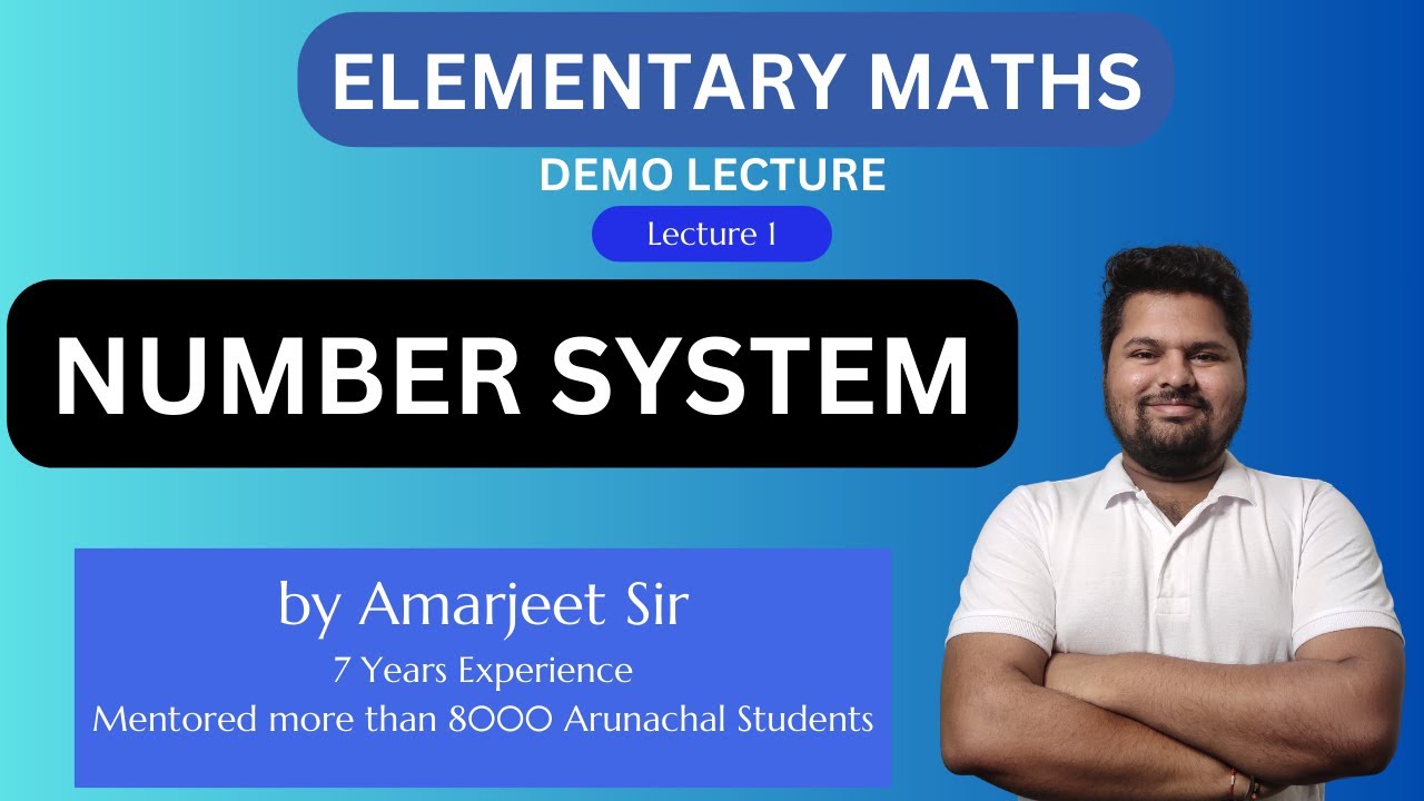 Number System Part 1 I Demo I Elementary Maths I APSSB I APPSC