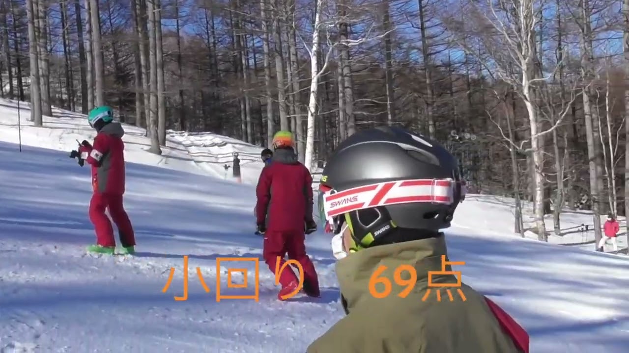 スキー遊び！スキーバッヂテスト1級編in八千穂高原スキー場