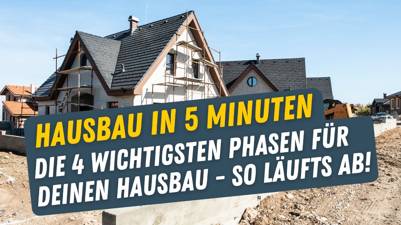 Hausbau Schritt f&uuml;r Schritt - Planung, Hausbau Kosten und vieles mehr - Haus bauen Ablauf