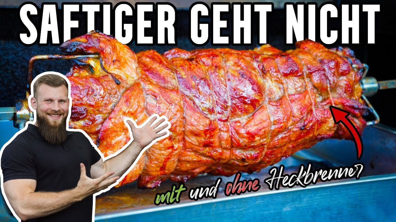 Der perfekte Spießbraten vom Gasgrill | Saftig, einfach, schnell & lecker | Rollbraten Grill Rezept