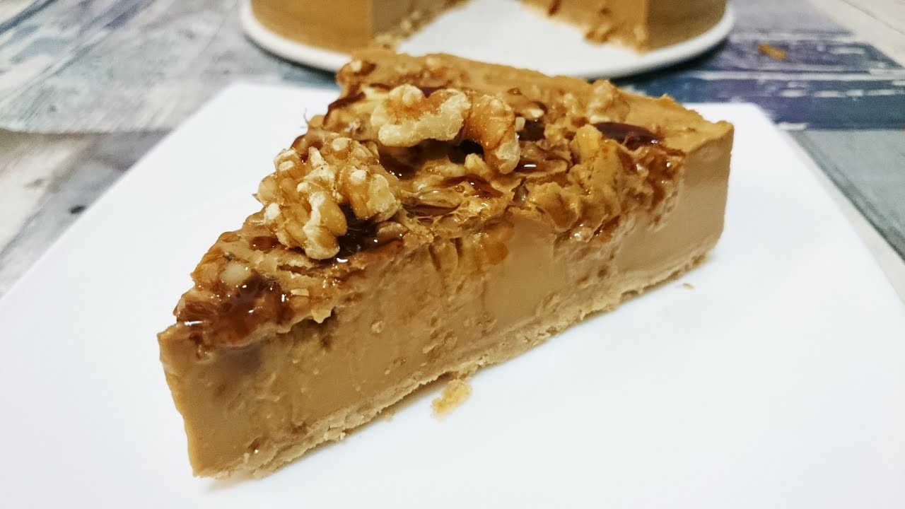 Tarta de Caramelo y Nueces sin horno Postres Mil