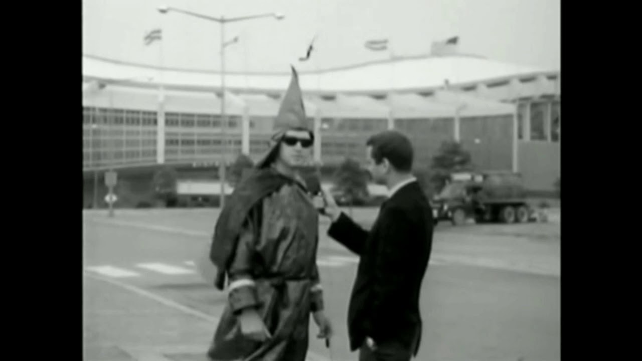 Memphis Colisseum KKK interview raw news footage