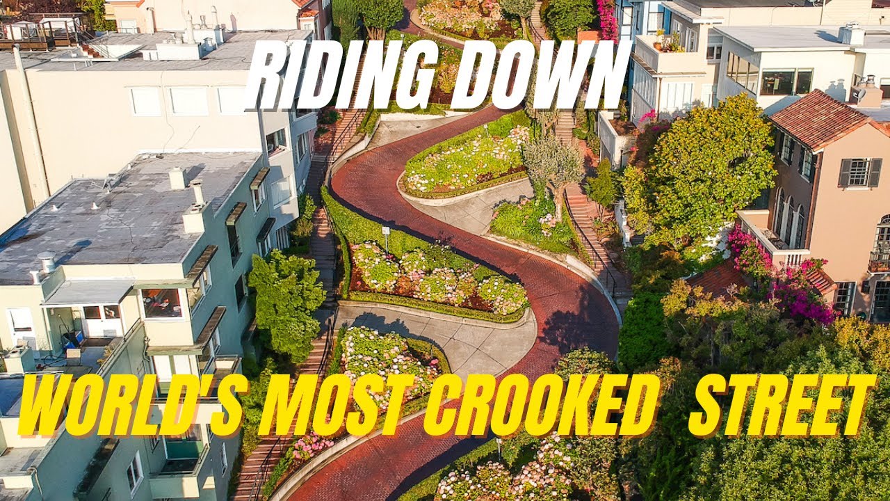 Riding Down the WORLD'S MOST CROOKED STREET!!!
