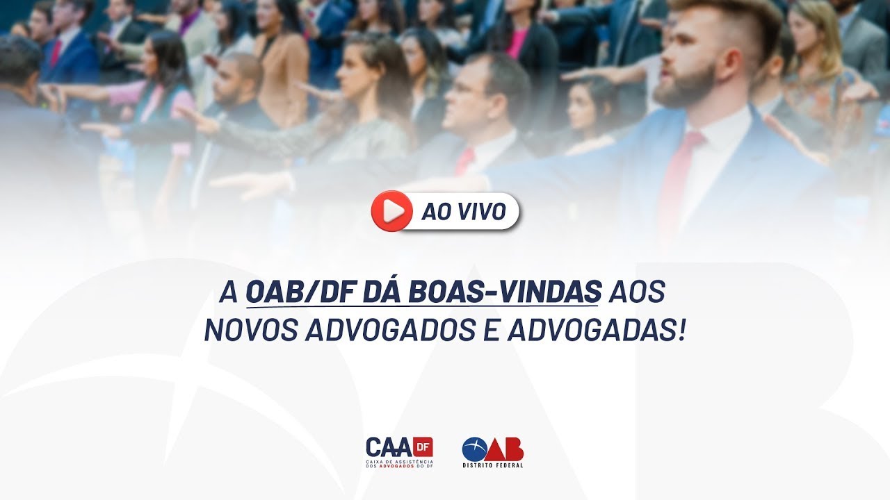 OAB/DF | Solenidade de Entrega de Carteira (28/01/26 - 10h)