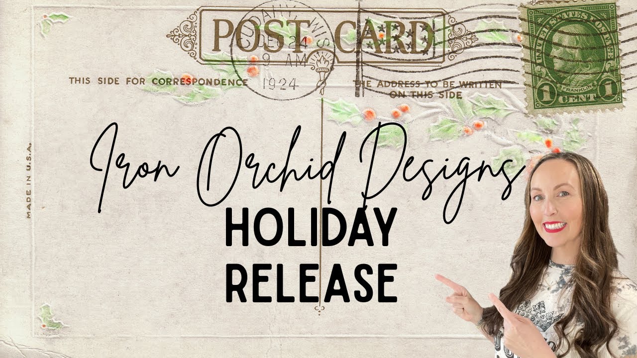 IRON ORCHID DESIGNS 2025 HOLIDAY RELEASE  DIY'S - UPCYCLED DIY'S