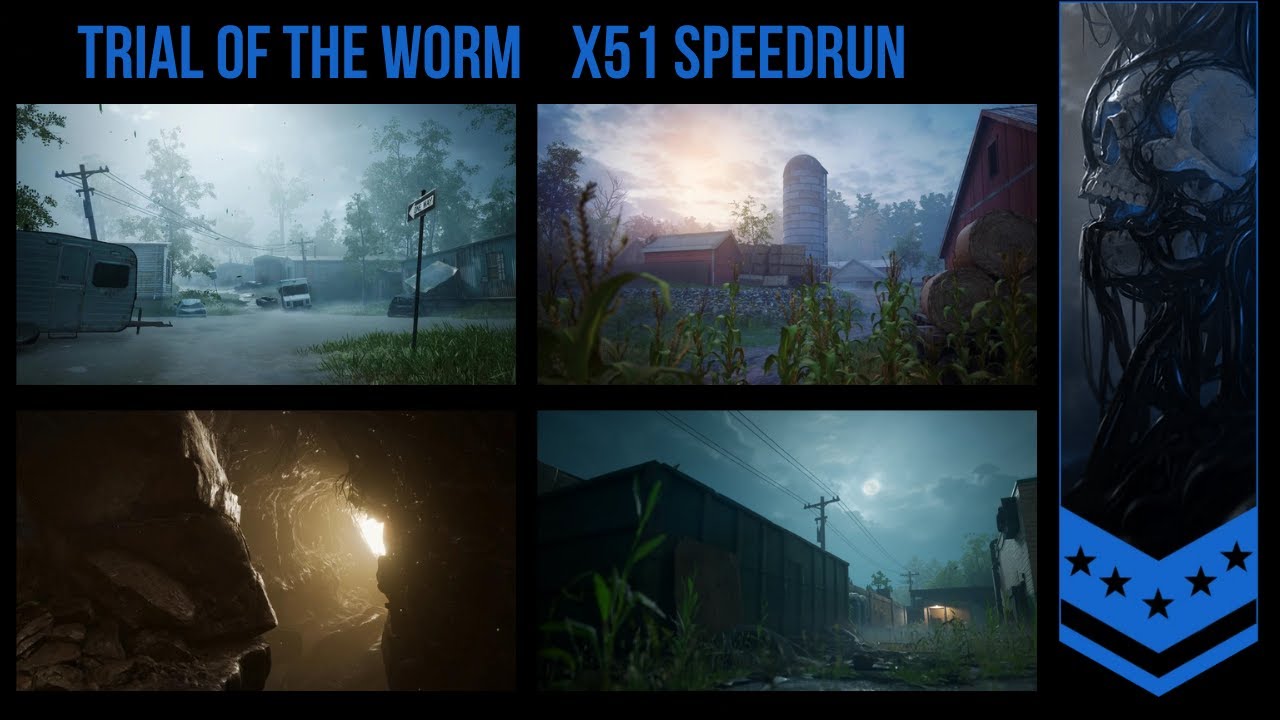 x51 Trial of the Worm Speedrun (No Resets, No Glitches, 1st Try)