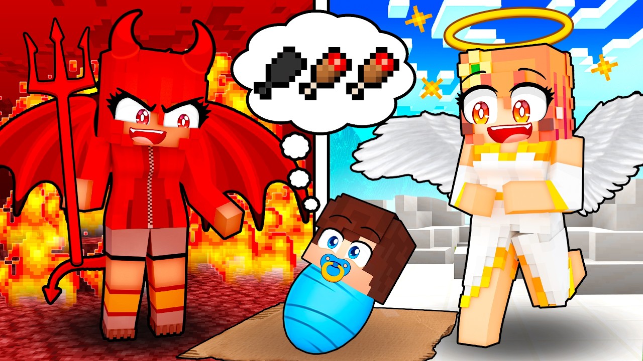 PÓJDĘ DO PIEKŁA CZY DO NIEBA ❓❓❓❓ w Minecraft