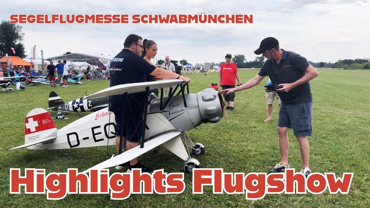XXL BÜCKER JUNGMEISTER DISPLAY at Segelfugmesse Schwabmünchen