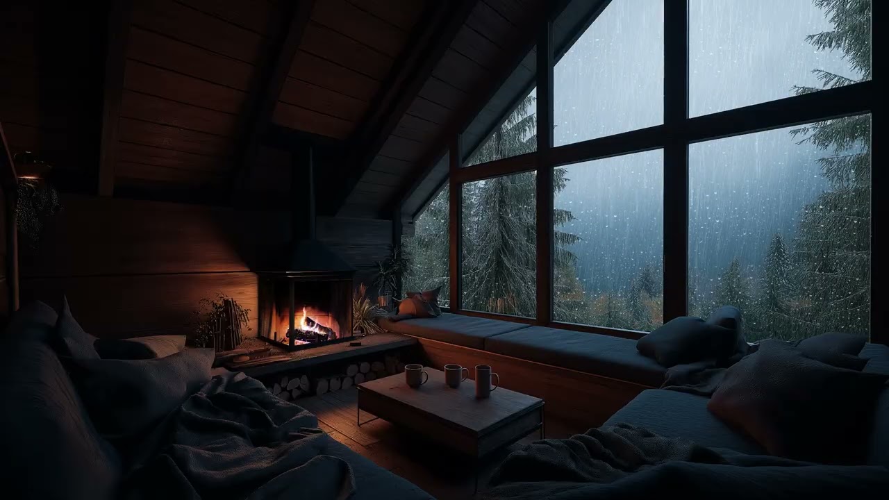 Forest Rain for Deep Sleep (3H) 🌙 Anxiety Relief & Mind Calm