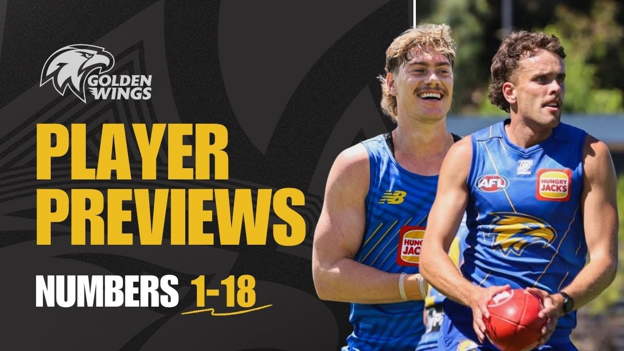 West Coast Eagles Player Profiles | Players 1-18