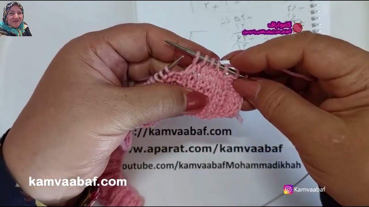 آموزش بافتنی شماره657 |کلاه |کامواباف