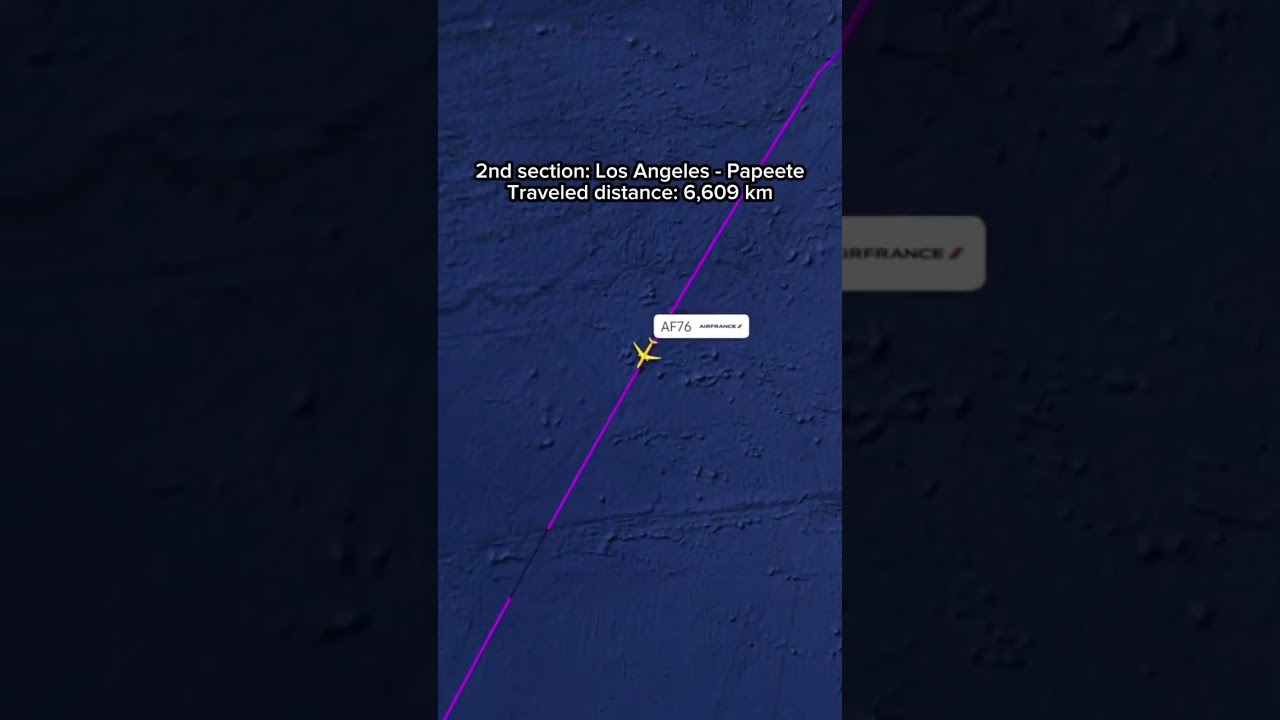 🛫 Paris to Tahiti | The Longest Domestic Flight in the World 🇫🇷✈️