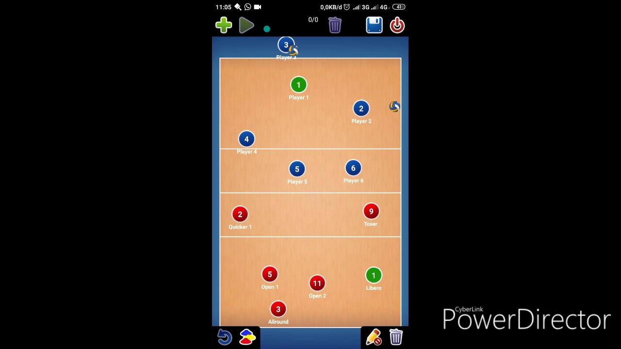 posisi volly ball