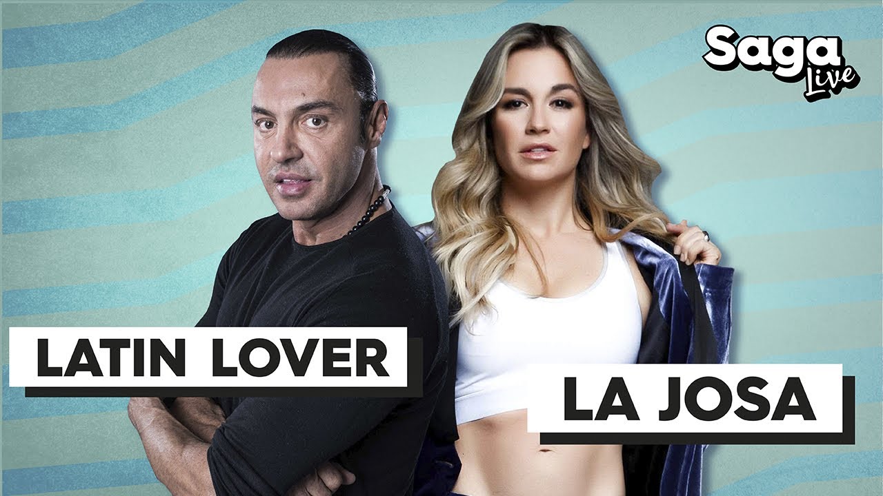 Latin Lover y María José en #SagaLive