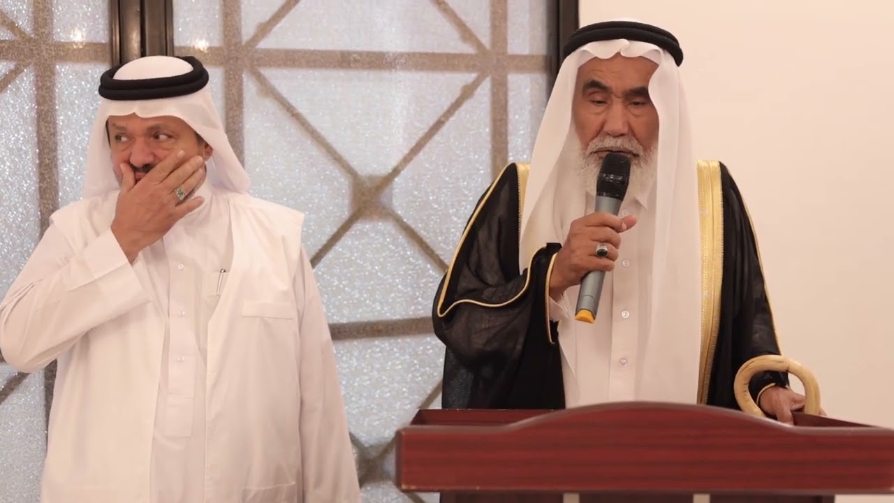 ترحيب الشريف النسابة راجح العبدلي بأبناء عمومته من آل عتيق البكري التيمي القرشي عقب عيسى بن موسى