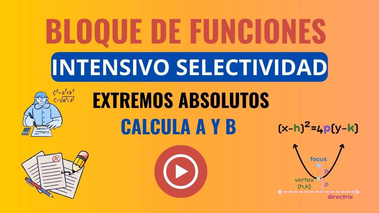 🔥¡Domina los EXTREMOS ABSOLUTOS en Selectividad! | Crecimiento y 2 Ejercicios Clave de Funciones