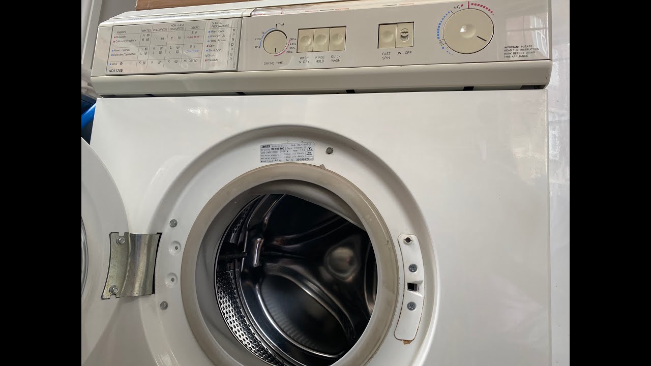 Zanussi WDJ1285 Jetsystem Turbodry l  Full Load & Cycle l Programme B 60*C