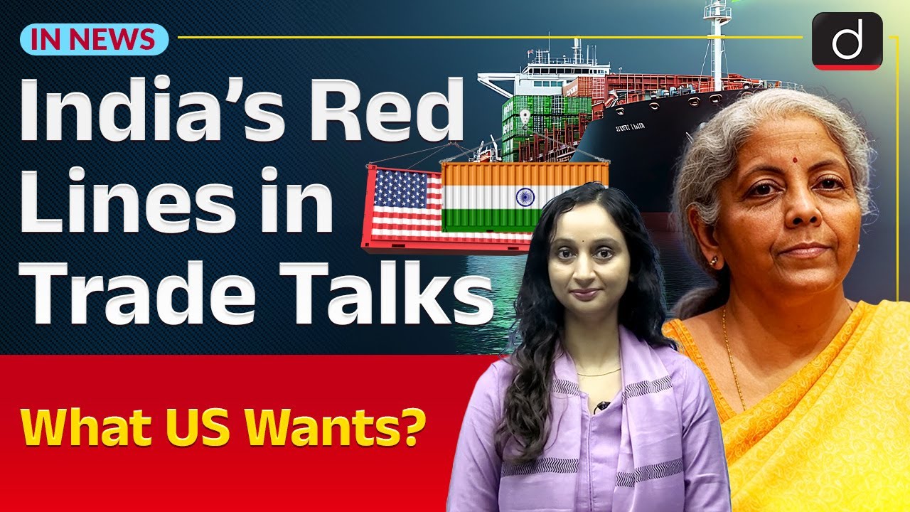 India-US Trade Talks | Corn, Ethanol, Soybean and Dairy | UPSC | InNews | Drishti IAS English