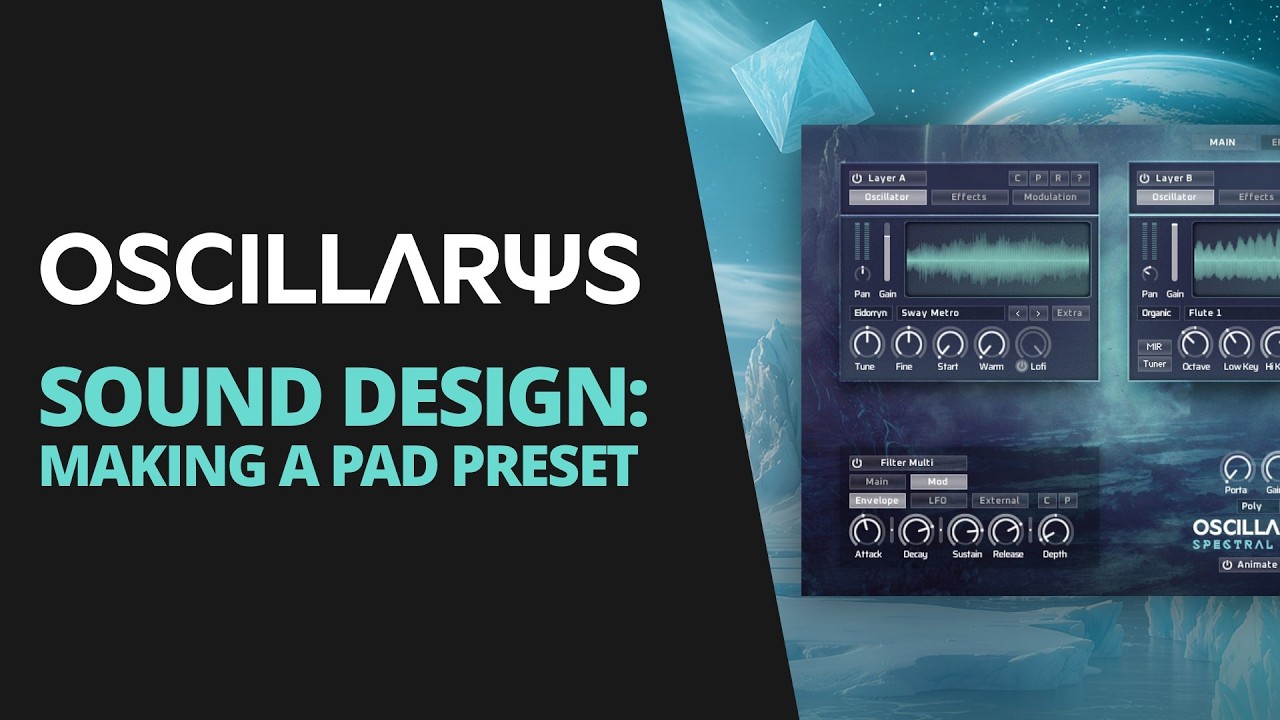 Oscillarys  | Spectral Loom | Design A Complex Pad Preset | #nativeinstruments #kontakt8 #nks