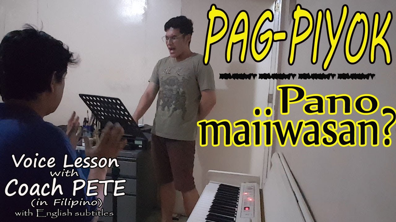 Pag Piyok, Paano Maiiwasan? (How to avoid crack voice?) with English subtitles