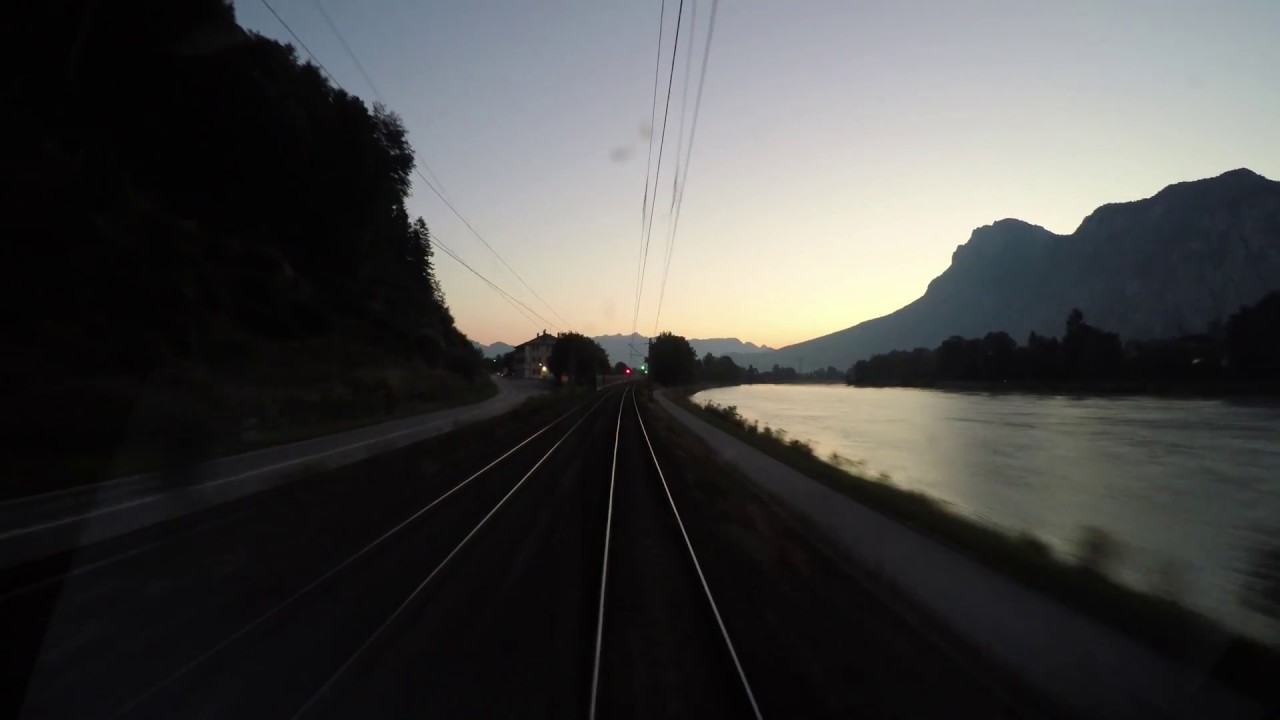 4k Führerstandsmitfahrt: In den Sonnenaufgang von Kufstein nach München Hbf
