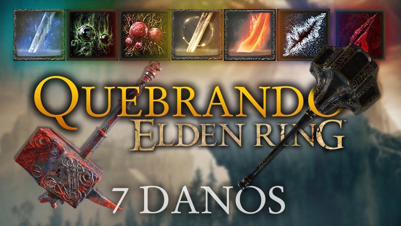 QUEBRANDO Elden Ring com as Marretas dos 7 DANOS (imoral)