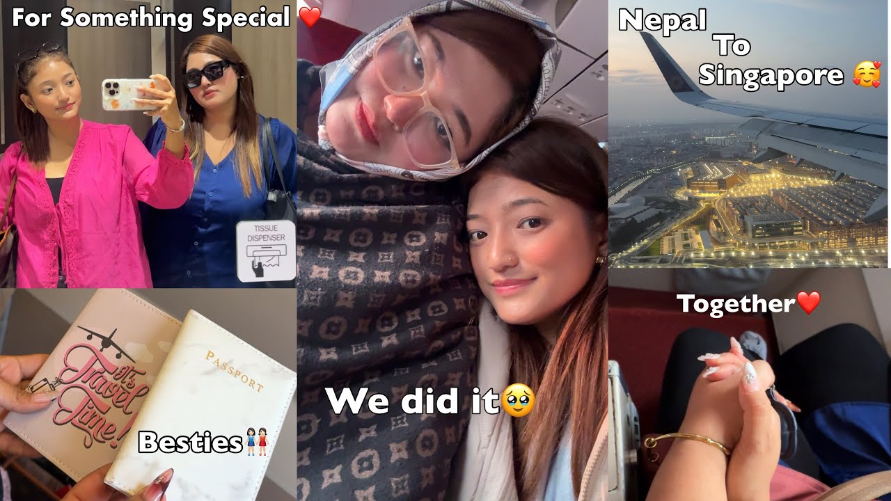 Из Непала в Сингапур! 😍🇸🇬~ Поездка с лучшими подругами || Это я, Мускан ||