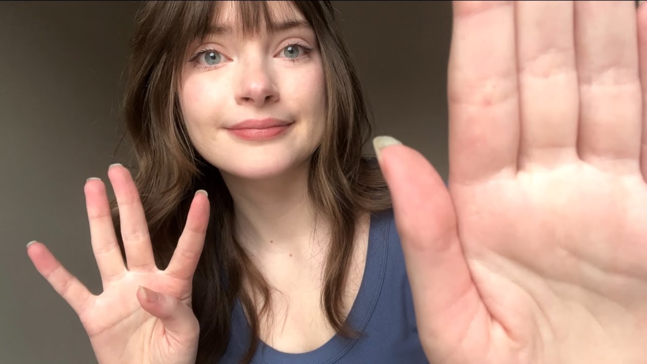 ASMR Relaxing Ear and Eye Test • Crinkly Gloves • Follow Instructions