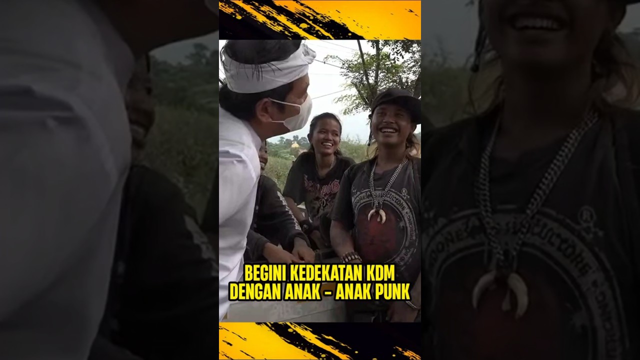 BEGINI KEDEKATAN DEDI MULYADI DENGAN ANAK - ANAK PUNK #kdm #kangdedimulyadi #dedimulyadi
