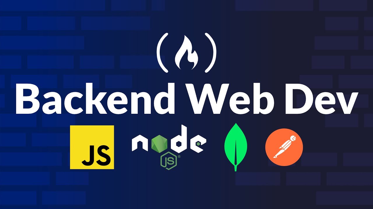 Intro to Backend Web Development &ndash; Node.js & Express Tutorial for Beginners