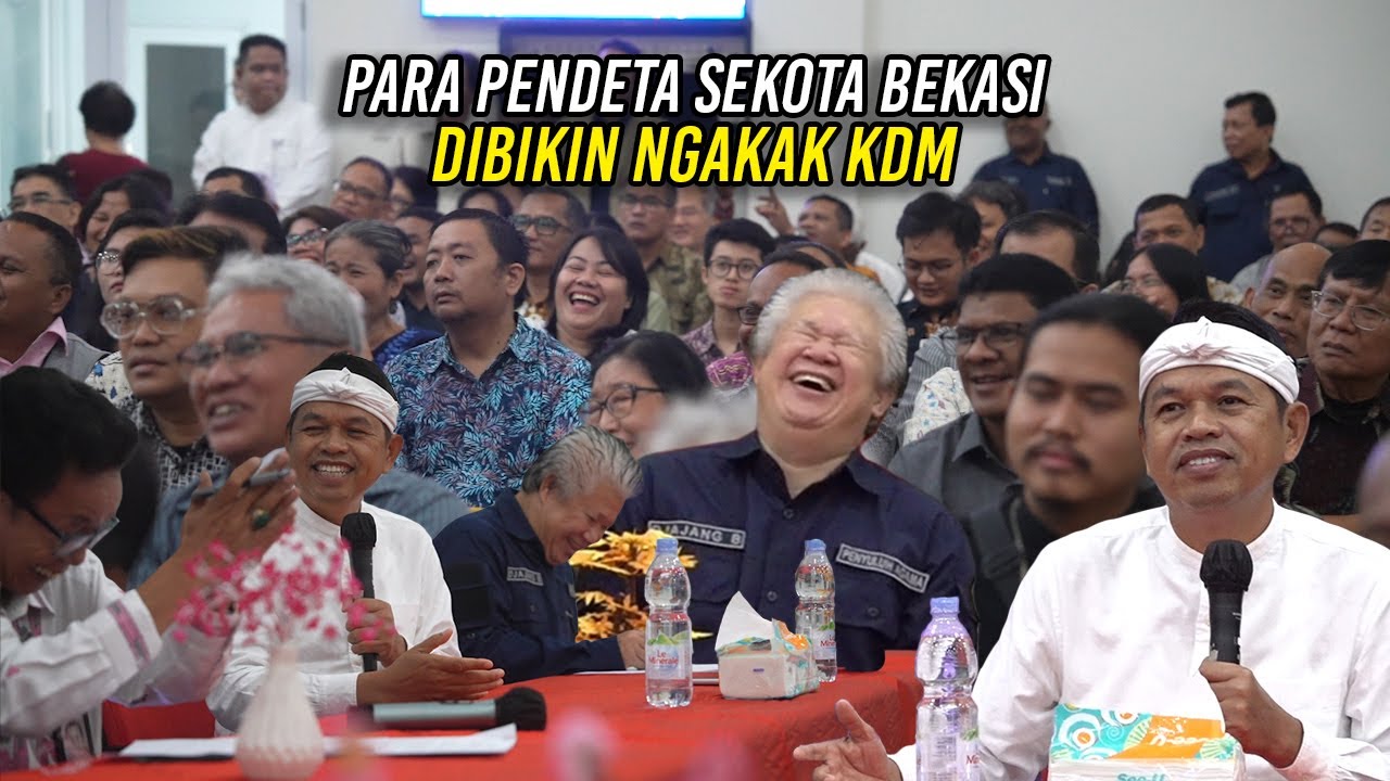 SAAT KDM BIKIN NGAKAK PARA PENDETA SEKOTA BEKASI