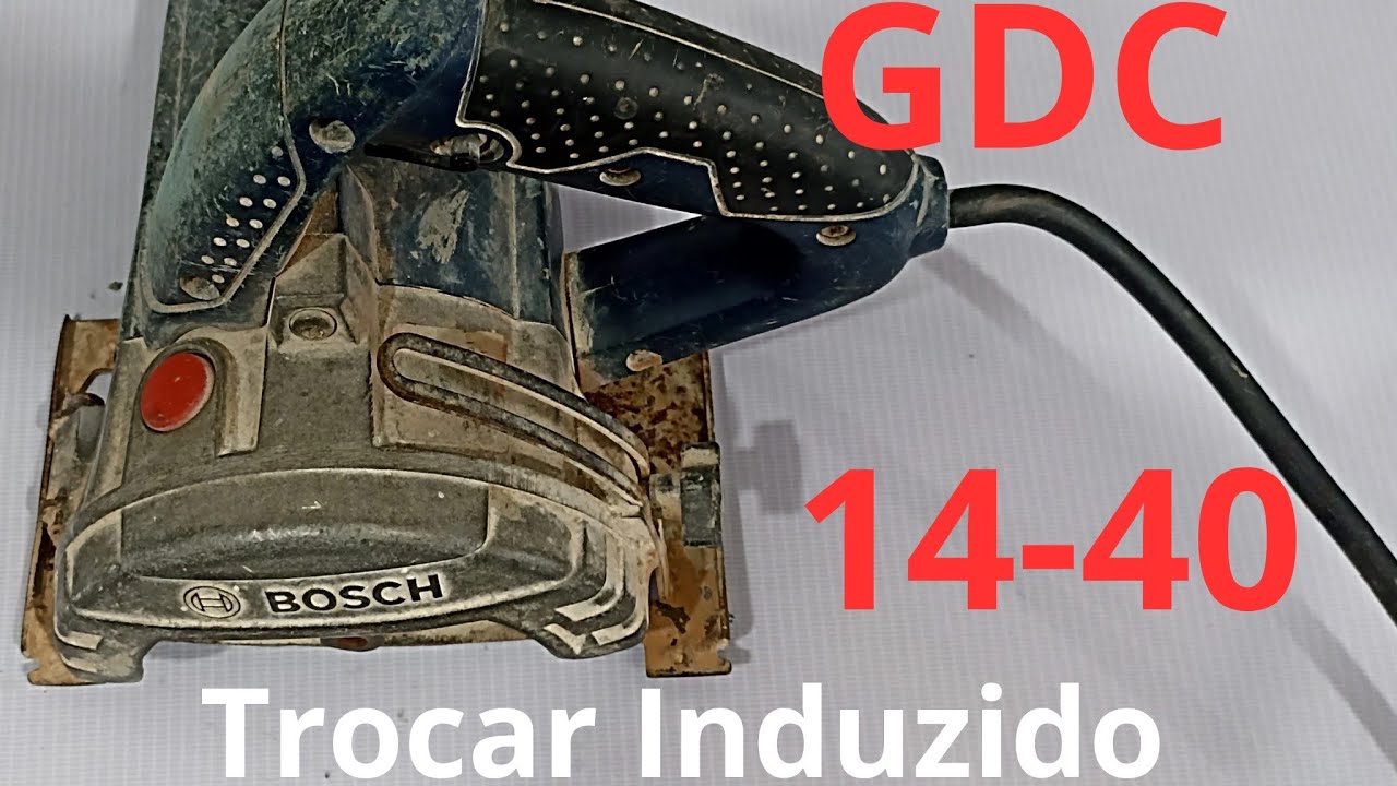 Como Trocar Induzido da Serra Bosch GDC 14-40