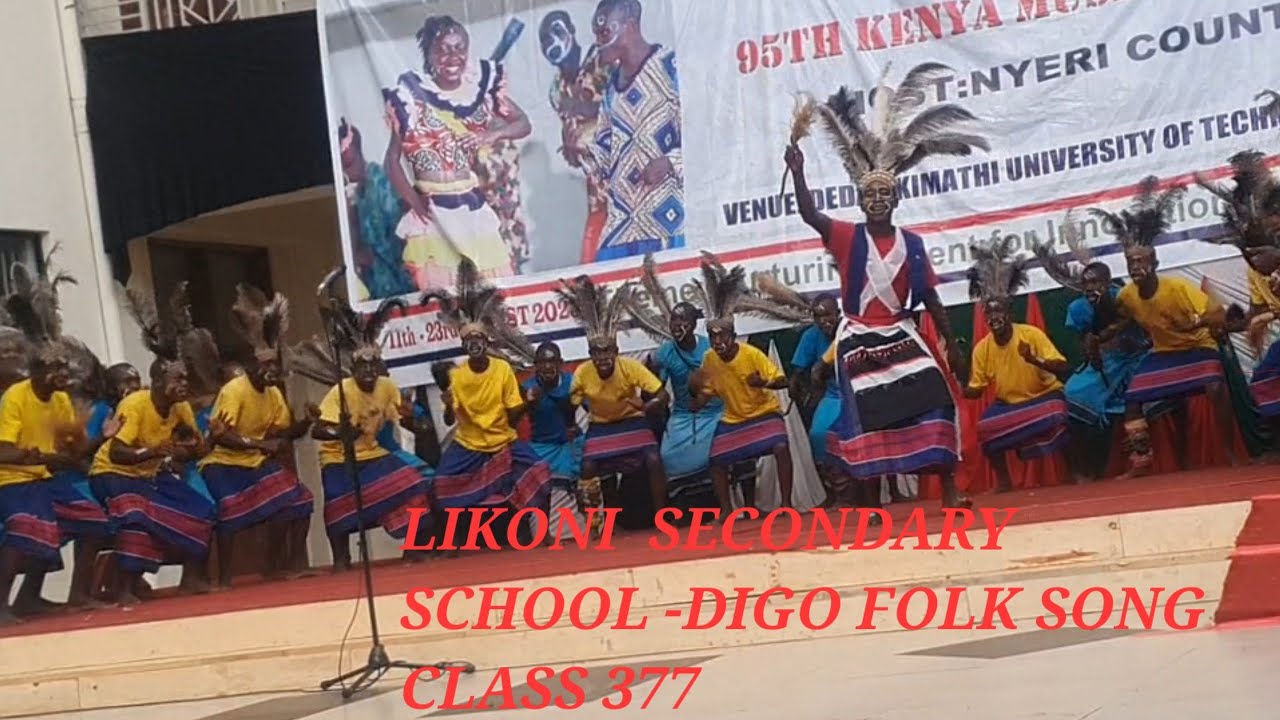 Likoni Secondary School performing a Mijikenda (Digo) folk song