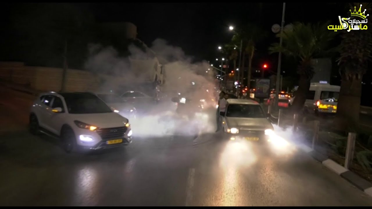 حررب شوارع في رام الله 🔥🔥 اجمل زفة سيارات للعريس باسل حتاوي | تسجيلات ماستركاسيت