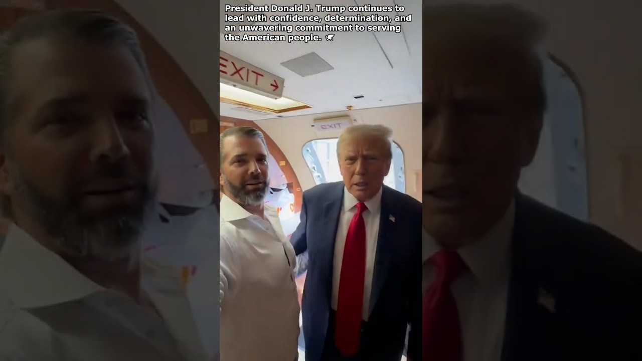 President Donald J. Trump continues to lead with confidence, determination, and commitment ❤️