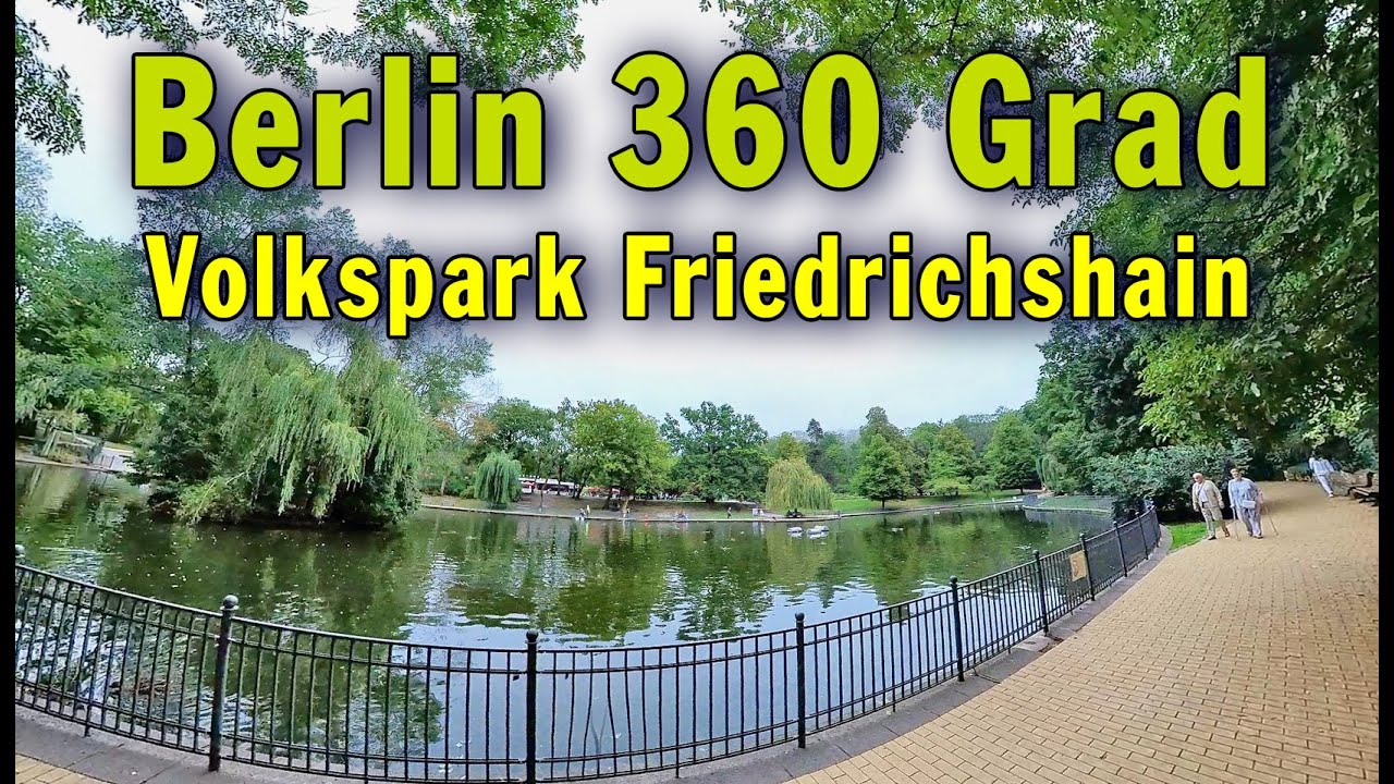 Berlin 360 Grad: Cruising mit dem Fahrrad durch den Volkspark Friedrichshain